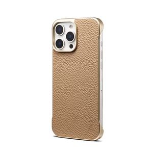 Étui <span class=keywords><strong>en</strong></span> <span class=keywords><strong>cuir</strong></span> véritable pour téléphone portable magnétique pour iPhone 16 Pro Max Étui brillant et magnétique pour téléphone portable - Product Image 6