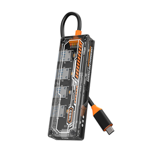 Nhà Máy Giá trong suốt 4 cổng phụ kiện máy tính thiết kế mới USB por Hub trong suốt tương thích USB Hub 4 trong 1 loại C HUB - Product Image 1