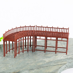 Modelo de microcruzeta de madera al por mayor para mesa de arena, jardín, pasillo, pabellón antiguo, nuevo estilo campestre - Product Image 1