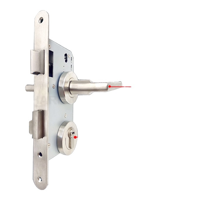 Hot Sale Durable Stainless Steel Fire Rated Mortise Sash Door Lock with 70mm Backset and 3 Key for Fire Doors · image 6