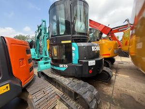 Excavadoras usadas japonesas KOBELCO SK55SR2 5.5TON Buen estado Precio bajo Segunda mano Horas DE TRABAJO bajas Envío global rápido - Product Image 4