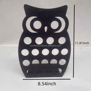 Organizador de Cápsulas de Café de Madera Reutilizable con Forma de Búho, 18 Piezas, para Almacenar Cápsulas de Café - Product Image 3