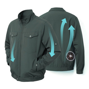 Aubert Air Conditioning Suit <b>Cooling</b> Work <b>Jacket</b> Unisex Polyester Factory Workshop Summer 2025 - Product Image 2