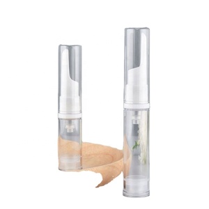 Wholesale Empty 5ml 10ml 15ml Plastic Eyes <b>Cream</b> Bottle clear Serum Sample Bottle - Product Image 5