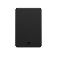 Produit tendance Banque d'alimentation sans fil Qi2 5000mAh 15W mince magnétique en alliage d'aluminium Banque d'alimentation portable