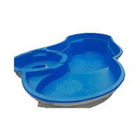 Piscine extérieure personnalisée en fibre de verre piscine creusée de 8m 10m bon marché pour adultes