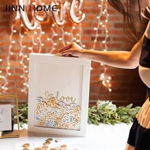 <span class=keywords><strong>Libro</strong></span> <span class=keywords><strong>de</strong></span> invitados <span class=keywords><strong>de</strong></span> boda alternativo con letrero 85 corazones y 2 cuadros <span class=keywords><strong>de</strong></span> marco <span class=keywords><strong>de</strong></span> cristal <span class=keywords><strong>de</strong></span> corazones grandes para iniciar sesión - Product Image 5