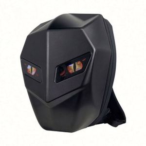 Night <b>Shadow</b> Knight Motorcycle New LED Backpack USB Fashion Waterproof Large Capacity Luminous Writings Wheel <b>Eye</b> Riding Full - Product Image 1