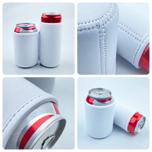 OEM 氟橡胶保温套，适用于罐装饮料，可定制徽标，通用啤酒罐保温套，婚礼用空白氟橡胶薄型保温套，批发 - Product Image 3