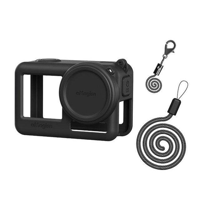 AMAGISN Silicone Case for DJI Osmo Action 4 3 Action Camera Anti Camera Cases