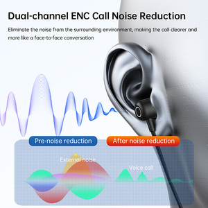 L5 Lavalier Business <strong>Bluetooth</strong> Headphone Ultra-long Battery Life LED Digital Display <strong>Noise</strong> <strong>Cancelling</strong> Wireless Earphones - Product Image 3