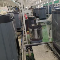 Machine à laver à chargement par le haut de grande capacité X 15KG, roues puissantes, nettoyage en profondeur sans endommager les vêtements