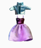 Nouveauté : Ensemble de vêtements de mode pour poupée de 30 cm à l'échelle 1/6, avec robe et veste, jouet en peluche pour filles