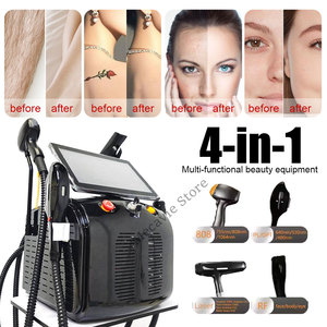Appareil portable 4 en 1 pour l'épilation <span class=keywords><strong>au</strong></span> <span class=keywords><strong>laser</strong></span> diode Ice Platinum et l'élimination des tatouages, refroidissement de la peau, épilation <span class=keywords><strong>au</strong></span> <span class=keywords><strong>laser</strong></span> de bureau - Product Image 3