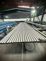 Stock limité – Tube de clôture en acier au carbone non allié galvanisé soudé ERW, résistant aux intempéries, pour encastrer dans le sol agricole