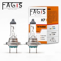 Lampe de phare halogène automatique H7 de haute qualité couleur claire blanc chaud avec 24V70W 100W