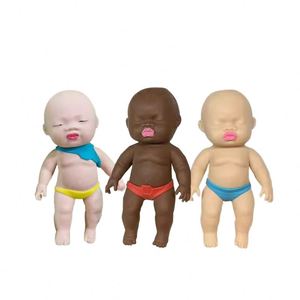 DIY <b>Classic</b> Funny Baby Doll Squeeze <b>Toy</b>-Soft Decompression <b>Toy</b> Plastic Silicone Playing Slow Rebound Vent Stress Relief Artifact - Product Image 1