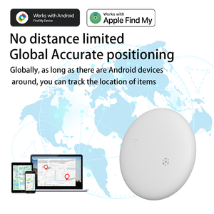 Google MFi معتمد العثور على جهاز محور المحفظة سلسلة المفاتيح تحديد موقع الأمتعة تتبع الحيوانات الأليفة <span class=keywords><strong>GPS</strong></span> Tracker Tag لكلا IOS Android - Product Image 4