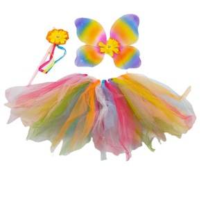모든 성도 카니발 요정 스틱 나비 날개 TUTU 스커트 세트 어린이 날 파티 무대 공연 착용 - Product Image 5