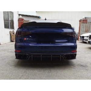 2017 2019 High Fitment Dry Carbon Fiber Rear Diffuser For Audi S4 B10 Performance Rear Bumper Splitter - Product Image 5