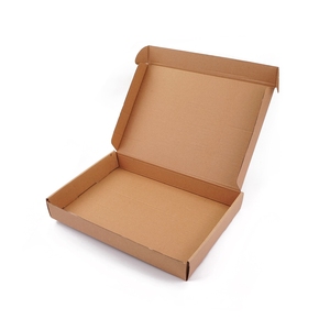 envío de cantidad mínima de pedido, caja de correo corrugado de cartón kraft ecológico con logotipo impreso personalizado - Product Image 5