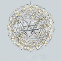 Plafonnier led en acier inoxydable ZSW305, design feu d'artifice, luminaire décoratif d'intérieur, idéal pour un mariage ou une fête, ZSW305