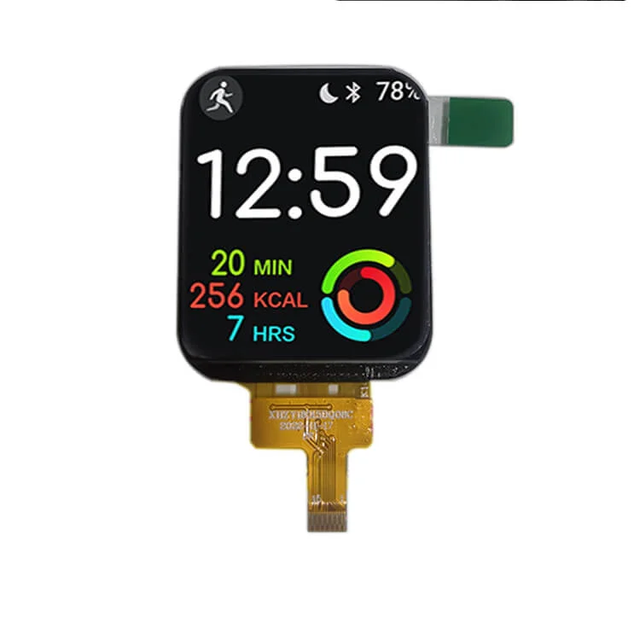Smart Watch Wearable Device Screen 240x280 Resolution ST7789P Driver 262K Color 1.85 Inch IPS LCD Display