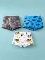 Sous-vêtements pour enfants avec motif d'araignée, classe A, antibactériens, boxers pour grands garçons, shorts en coton respirant, OEM