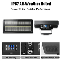 Luz Estroboscópica de Matriz de 864 LED, RGBWA, Impermeable con Clasificación IP67, de Aluminio, para Bodas, Conciertos, Fiestas, Eventos, Giras, Alquiler, Fábrica