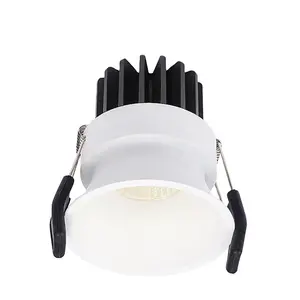 Cob Downlight Dimmable Lumière Referector Couleur Or Gris Noir Mode Découpe Led Downlight 24Vdc Led Plafond Downlight