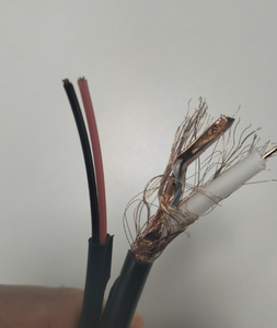 Câble coaxial composite <span class=keywords><strong>RG59</strong></span>+<span class=keywords><strong>DC</strong></span>/<span class=keywords><strong>RG59</strong></span>+Alimentation/<span class=keywords><strong>RG59</strong></span>+2x0.5/<span class=keywords><strong>RG59</strong></span>+2x0.75 pour système CCTV/CATV, 305 m, cuivre pur et conducteur CCS sur mesure - Product Image 2