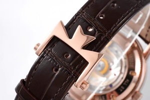 Montre mécanique pour homme élégante et tendance avec cadran blanc et lunette dorée - Product Image 5