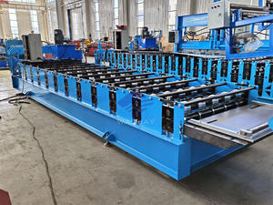 Single Layer Colored Steel Roofing Sheet Making Machine 1200mm Feeding Width Gear and Motor Core Components - Product Image 3