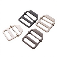 Meetee BB-103 Boucles réglables 15/20/25 mm pour accessoires vestimentaires, sangles de sacs, sangles de vêtements, boucles de réglage à trois glissières