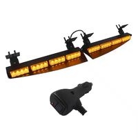 Barra de Luces LED Súper Brillante para Ambulancia, Luces Estroboscópicas de Advertencia, Luces de Visera Ocultas para Iluminación de Automóviles