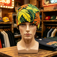 Gorro de Punto Personalizado de Lujo para Adultos con Logotipo Bordado Personalizado, Patrones de Camuflaje y Puntos, 100% Acrílico, para Invierno, Playa y Exteriores