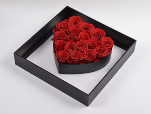 HFlora Factory Supply Eternal Elegant Natural Preserved Rose Gift <strong>Box</strong> for Valentine's Day Graduation Christmas Easter-Long - Product Image 2