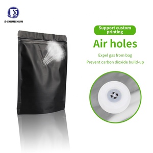 Sacchetti Personalizzati per Caffè in Grani con Stampa Rotocalco MOPP/VMPET/PE, Richiudibili, Impermeabili, Buste per Caffè Nere e Bianche con Cerniera - Product Image 4