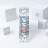 Rouleaux de film de gaufrage à chaud argenté 3D à lentille pour impression UV, idéal pour la personnalisation de logos sur cosmétiques, cadeaux, vin et cigarettes – Vente directe usine