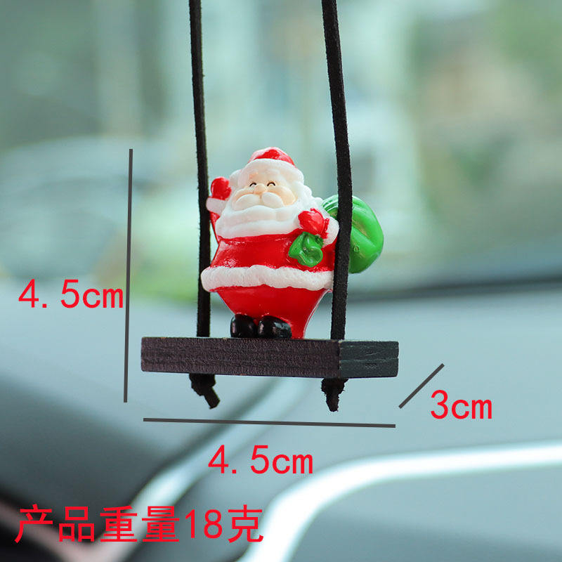 ซานต้าถุงกระสอบสีเขียวด้านหลัง