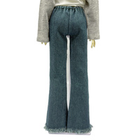Vêtements de poupée de 30 cm sur mesure, design OEM, mode unisexe, tenues de poupée personnalisées, pantalons de poupée sur mesure, fournisseur en gros, usine