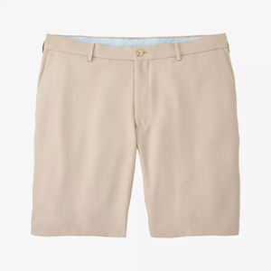 OEM Custom Logo Men's Sporty Summer Solid Color <b>Sweat</b> Wicking Micro Elastic Cotton Anti-Wrinkle Golf <b>Shorts</b> - Product Image 5