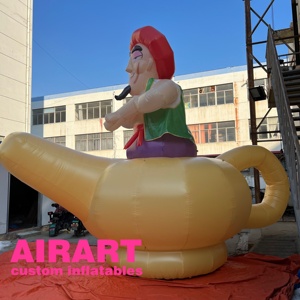 Genio Inflable <span class=keywords><strong>de</strong></span> <span class=keywords><strong>Aladdin</strong></span> <span class=keywords><strong>de</strong></span> la Lámpara Mágica para Desfile <span class=keywords><strong>de</strong></span> Autos - Product Image 4