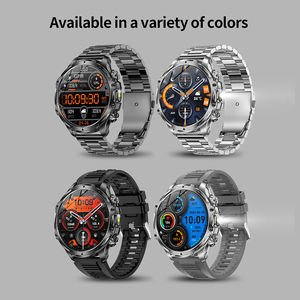 AK75 orologio intelligente 1.85 "schermo rotondo LED torcia frequenza cardiaca ossigeno nel sangue 700mAh grande batteria sport all'aperto <span class=keywords><strong>Smartwatch</strong></span> uomini - Product Image 6