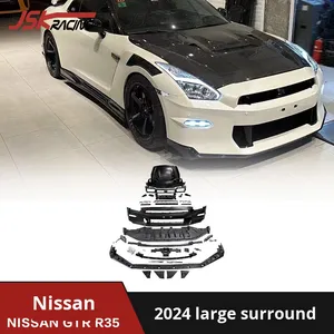 2024 pour <span class=keywords><strong>Nissan</strong></span> <span class=keywords><strong>GTR</strong></span> R35 T-SPEC Style PP Kit Carrosserie Nouvelle Condition Modification Mise À Niveau Pare-chocs Avant Phares Arrière Capot Avant - Product Image 6