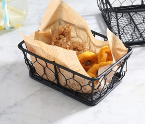 Cestino Decorativo in Ferro Battuto per Hotel, Portaoggetti da Scrivania per Cosmetici, <span class=keywords><strong>Mini</strong></span> Cestino per Uso Ristorante - Product Image 5