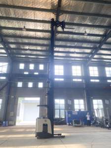 Carretilla elevadora de plataforma de camión de doble tijera de 2000 Kg y <span class=keywords><strong>2</strong></span> toneladas con carretilla elevadora de alcance eléctrica USA Curtis 7m - Product Image 3