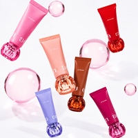 Tube souple en PE de 15 ml avec applicateur pour brillant à lèvres, baume à lèvres et rouge à lèvres liquide, personnalisable avec logo, MOQ 5000