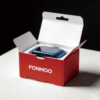 Boîte rigide en carton de luxe avec design personnalisé en relief et plateau en velours pour emballage de cartes intelligentes, chargeurs et bougies