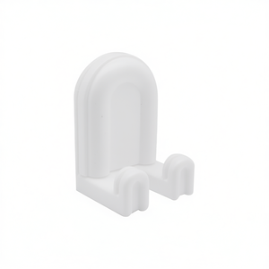 Porte-manteau de la série Imma, blanc, longueur 10 cm, largeur 6 cm, hauteur 19 cm, crochet pour robe - Product Image 3